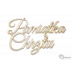 Pamiątka Chrztu  - napis   A655